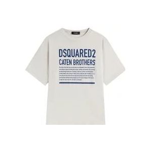 Dsquared2 T-Hemden , White , Heren , Maat: L