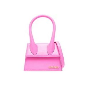 Jacquemus Chiquito Tote Tas in Fuchsia Roze , Pink , Dames , Maat: ONE Size