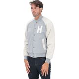 Relaxed fit bomberjack van katoenmix