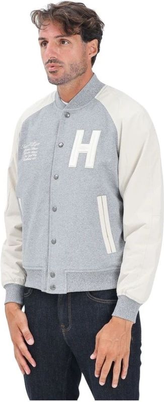 Relaxed fit bomberjack van katoenmix