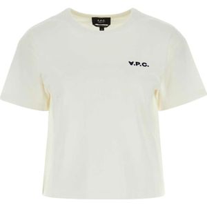 A.p.c., Dames, Tops, Wit, Maat: XS Katoen,