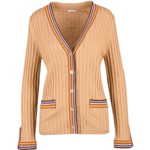 Etro, Dames, Truien, Beige, Maat: L Wol,