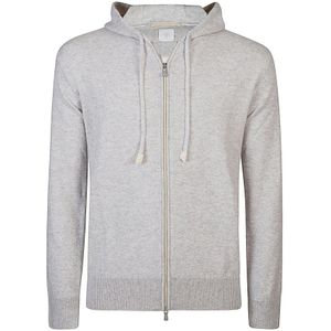 Eleventy, Heren, Truien, Grijs, Maat: S Kasjmier,