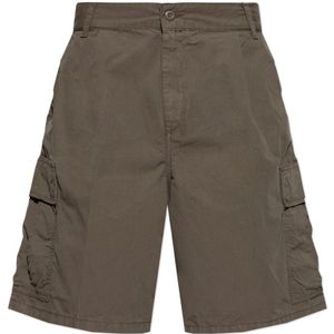 Carhartt Wip, Heren, Korte broeken, Groen, Maat: W32 Katoen,