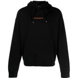 Dsquared2 Zwarte Sweaters - Cipro Fit Hoodie , Black , Heren , Maat: L