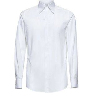 Dolce & Gabbana, Heren, Overhemden, Wit, Maat: 3XL Katoen,
