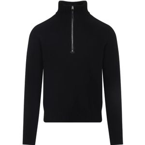 Tom Ford, Heren, Truien, Zwart, Maat: M Wol,