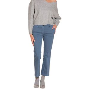 Mason's, Dames, Broeken, Blauw, Maat: 3XS Gabardine,