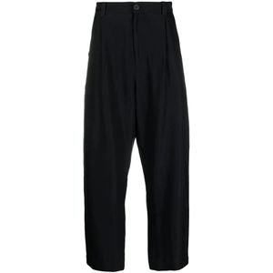 Studio Nicholson, Heren, Broeken, Blauw, Maat: L Zijde,