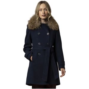 Kocca, Dames, Mantels, Zwart, Maat: L Wol,