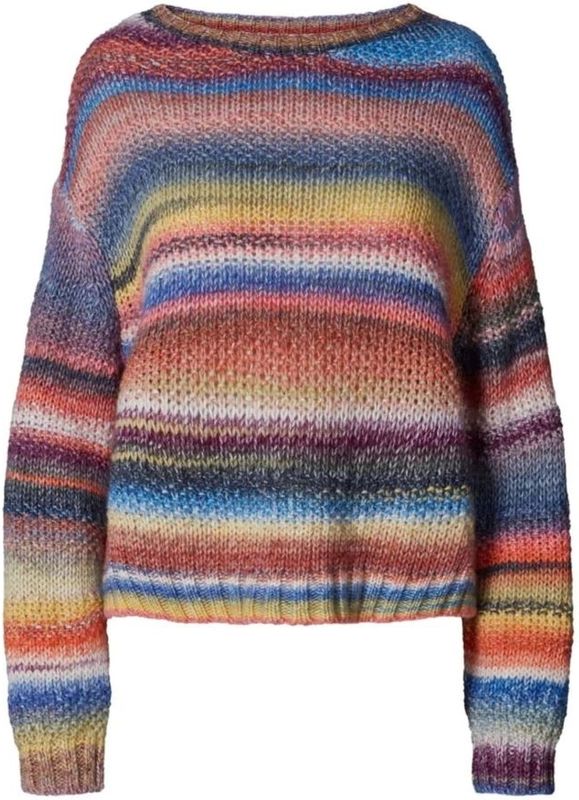 Lollys Laundry, Dames, Truien, Veelkleurig, Maat: XS Wol,