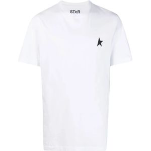 Golden Goose, Heren, Tops, Wit, Maat: M Katoen,