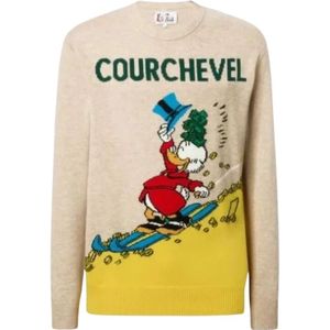 MC2 Saint Barth, Heren, Truien, Beige, Maat: S Wol,