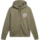 Napapijri B-guiro 1 Sweatshirt Met Volledige Rits Groen Man