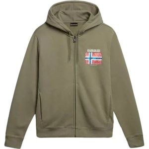 Napapijri B-guiro 1 Sweatshirt Met Volledige Rits Groen Man