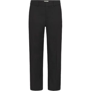 Part Two - Broek - Zwart - Rechttoe-rechtaan met Elastische Tailleband
