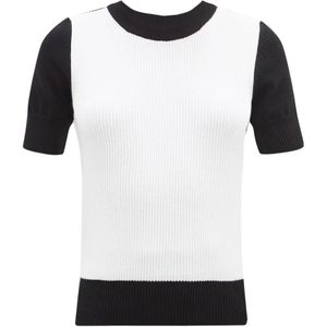 Max Mara, Dames, Truien, Wit, Maat: L Katoen,