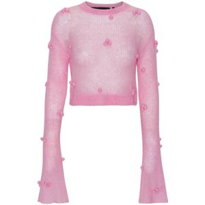 Rotate Birger Christensen, Dames, Truien, Roze, Maat: L Wol,