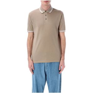 Emporio Armani, Heren, Tops, Grijs, Maat: L Katoen,