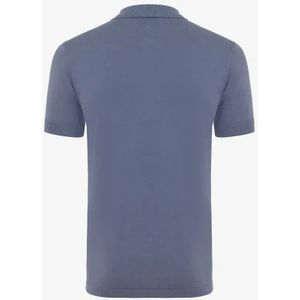 Genti, Heren, Tops, Blauw, Maat: 2XL