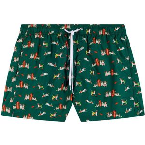 Sundek, Heren, Badkleding, Groen, Maat: 2XL