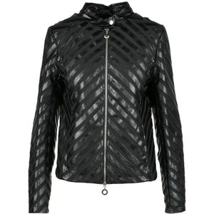 CafèNoir, Dames, Jassen, Zwart, Maat: L Poliester,