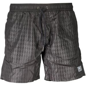 Karl Lagerfeld, Heren, Badkleding, Zwart, Maat: S Poliester,