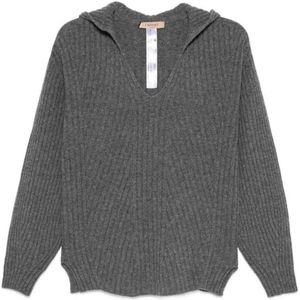 Twinset, Dames, Truien, Grijs, Maat: S Wol,