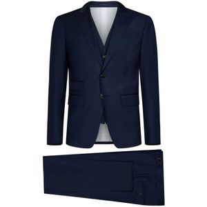 Dsquared2 Suits , Blue , Heren , Maat: XL