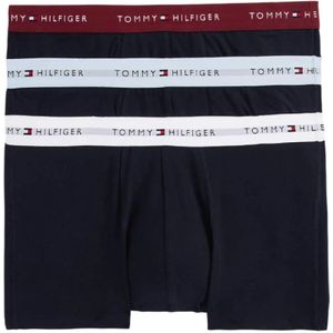 Tommy Hilfiger - Ondergoed - Heren - Blauw - Katoen - 3-Pack Boxer Trunks
