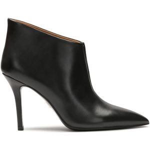 Kazar - Zwarte Hoge Stiletto Laarzen - Leer - Dames