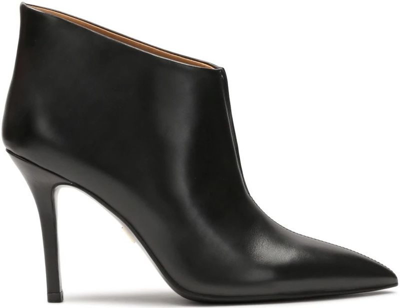 Kazar - Zwarte Hoge Stiletto Laarzen - Leer - Dames