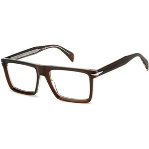 Eyewear by David Beckham, Heren, Accessoires, Bruin, Maat: 55 MM