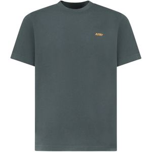 Autry, Heren, Tops, Groen, Maat: S Katoen,