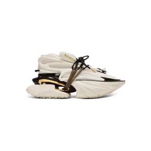 Balmain Eenhoorn Lage trainers in neopreen en kalfsleer , White , Dames , Maat: 40 EU