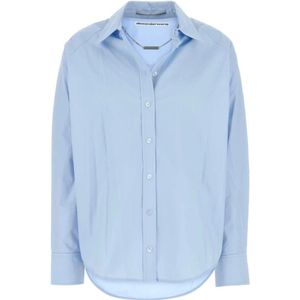 Alexander Wang, Dames, Blouses & Shirts, Blauw, Maat: XS