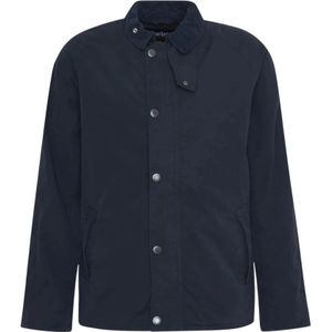 Barbour, Heren, Jassen, Blauw, Maat: XL Katoen,