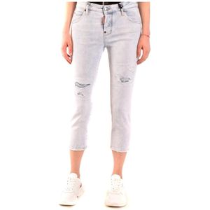 Dsquared2, Dames, Jeans, Blauw, Maat: XS Katoen,