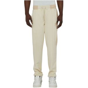 Richmond, Heren, Broeken, Beige, Maat: S Katoen,