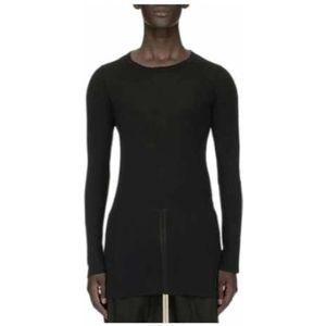 Rick Owens, Heren, Truien, Zwart, Maat: L Katoen,