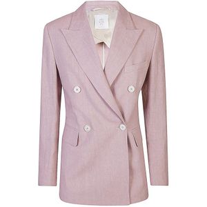 Eleventy, Dames, Jassen, Roze, Maat: XS Linnen,