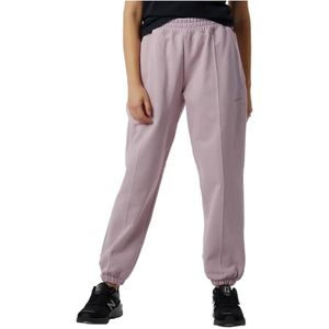 New Balance, Dames, Broeken, Roze, Maat: S Katoen,
