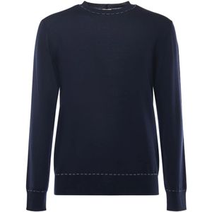 Eleventy, Heren, Truien, Beige, Maat: S Wol,