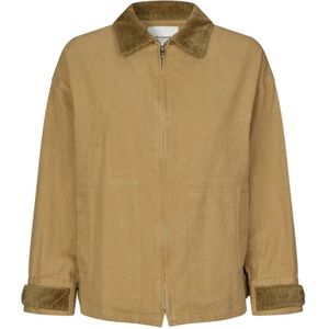 Lollys Laundry, Dames, Jassen, Beige, Maat: XS Corduroy,