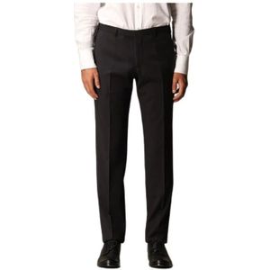 Emporio Armani, Heren, Broeken, Blauw, Maat: XL Wol,
