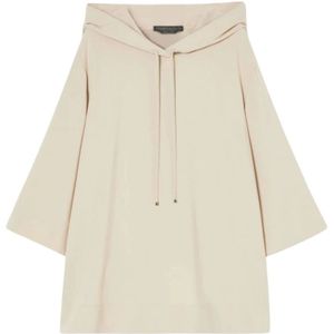 Marina Rinaldi, Dames, Blouses & Shirts, Beige, Maat: 2XL Zijde,