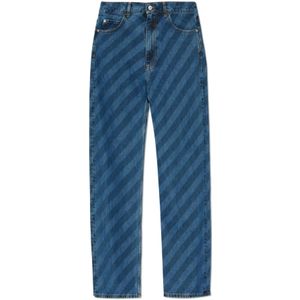 Marni, Heren, Jeans, Blauw, Maat: W33 Katoen,