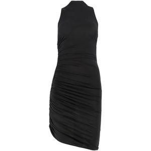 Jacquemus, Dames, Jurken, Zwart, Maat: XS Polyamide,