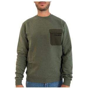 Colmar, Heren, Sweatshirts & Hoodies, Groen, Maat: XL Katoen,