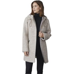 Junge - Wollen Jas - Beige - Dames